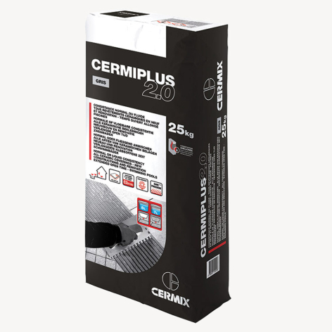 Mortier colle Cermiplus 2.0 - 25 kg