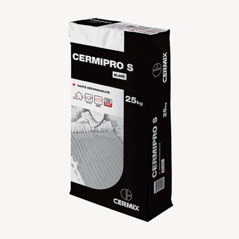 Mortier colle Cermipro S - 25 kg