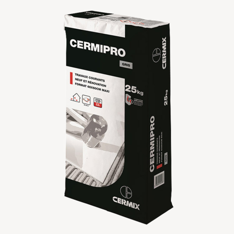 Mortier colle Cermipro - 25 kg