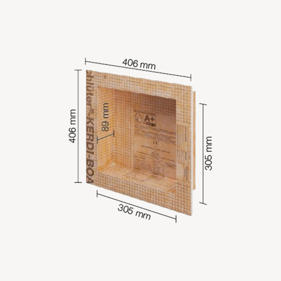 Niche murale à encastrer - 305x305x89 mm