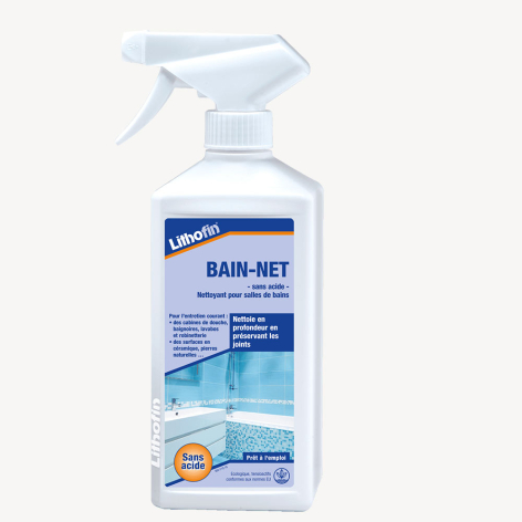 Nettoyant salle de bains anti calcaire