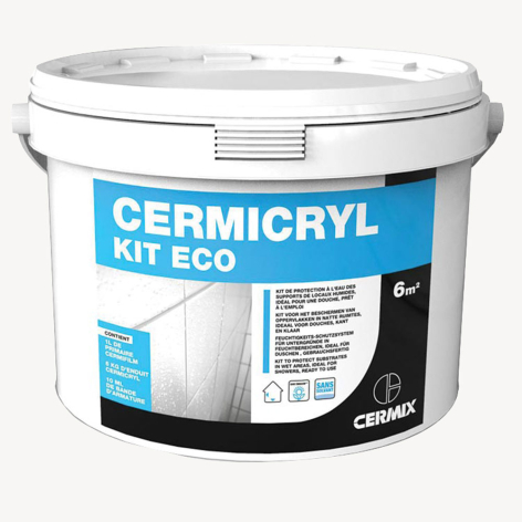 Kit de protection à l'eau sous carrelage Cermicryl - Kit 6 m²